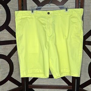 Polo Ralph Lauren Men,s Yellow Shorts Chino Classic Fit Size 40, stretchy